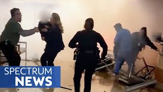 Shocking Video Shows Car Crashing Into Hospital Emergency Room | Spectrum News