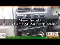 Maruti Suzuki Alto Lx Cabin AC Air Filter Location