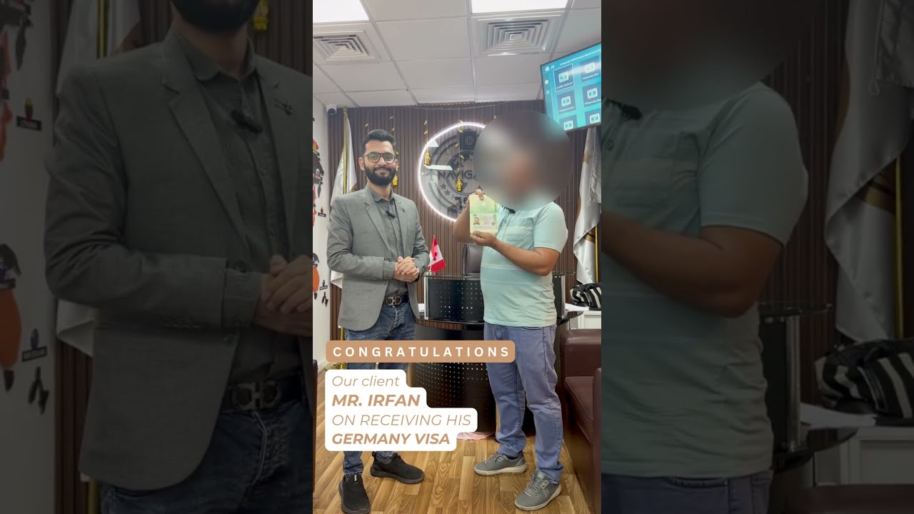 Germany Visa Success! 🎉 Mr. Irfan's Journey with Navigate Migrate