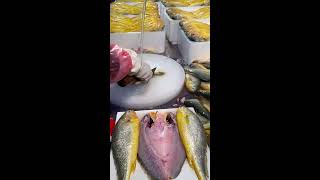 Satisfying whole fish cleaning process