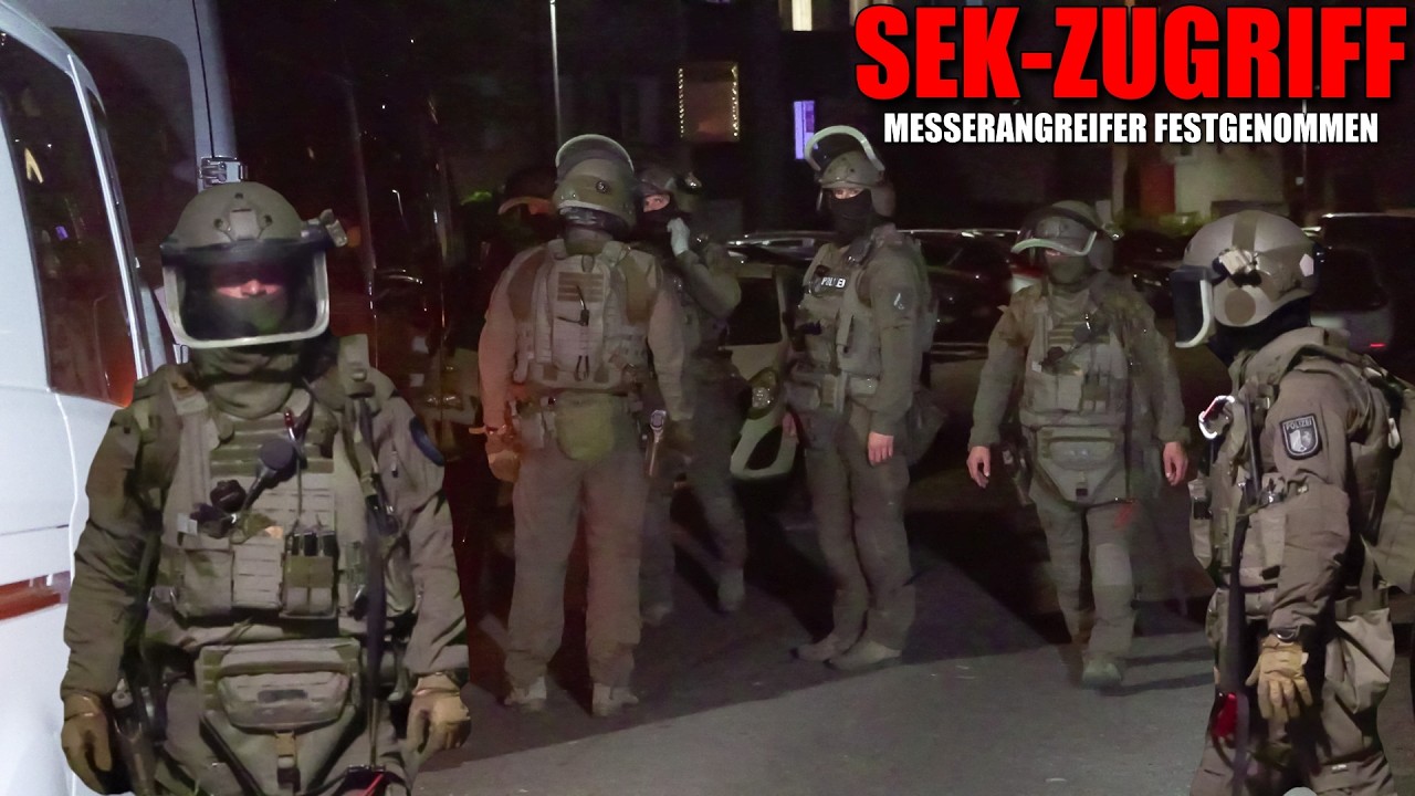 [SEK-ZUGRIFF IN HEILIGENHAUS!] - Messerangreifer aus Bielefeld durch Spezialkräfte festgenommen -