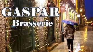 GASPAR Brasserie Française , Old MONTREAL, November 2023
