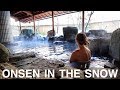 This is what a Japanese Onsen is Like in the Winter ❄️