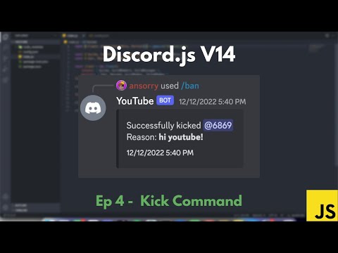 Discord.js v14 - Ep 4 Advanced Kick Command - [silent]