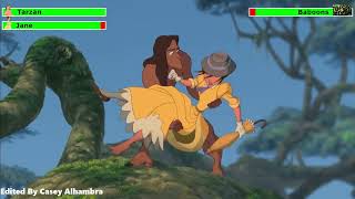 Tarzan (1999) Baboon Chase with healthbars