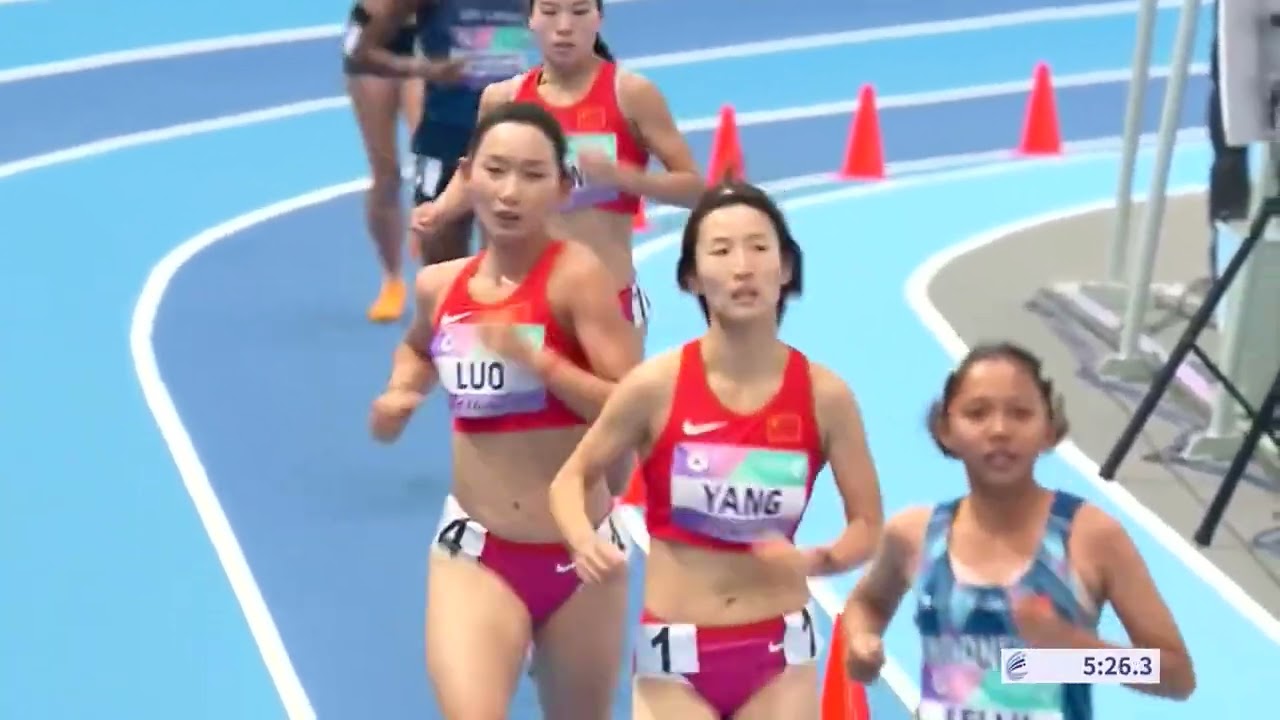 天津2026アジア室内陸上競技選手権大会　女子3000m決勝　田中希実