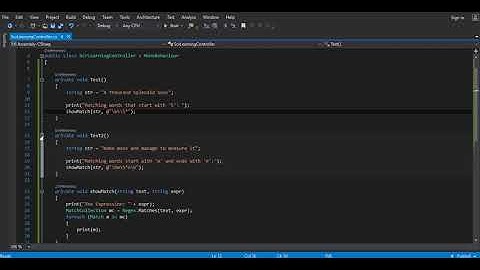 28  Programming C# in Unity   E19   Regular Expressions   Hamidreza KaramianAHEngine   Perisan Langu