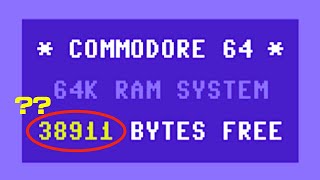 38911 Bytes Free? Commodore 64's BASIC RAM