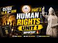 Human Rights Unit 1 | Part-2 | CCSU LL.B 6th Semester | Important Topics | Legal Success