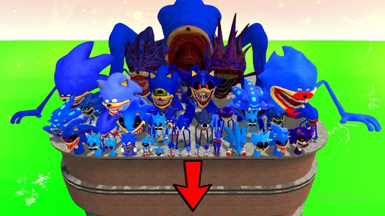 THE FLATWATER TOXIC SHIN SONIC TAPES EXE FAMILY POPPY PLAYTIME CHAPTER 4 SPARTAN KICK in Garry's Mod