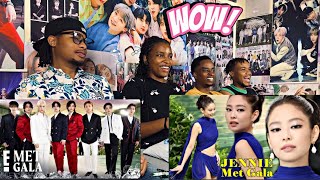 STRAY KIDS and BLACKPINK JENNIE at MET GALA 2024 (REACTION)