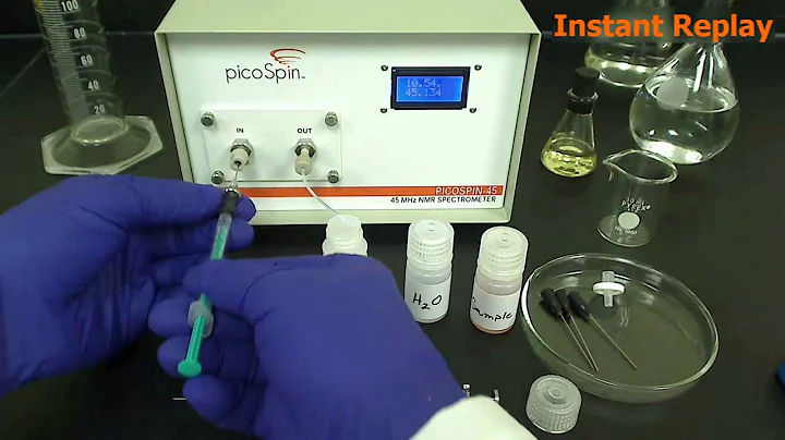 picoSpin-45 NMR Sample Injection