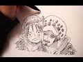 早描き海賊同盟　ルフィ＆ロー