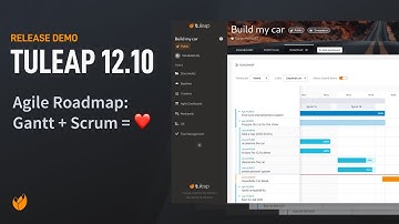 Agile Roadmap with Gantt chart - Tuleap 12.10 release