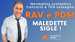 RAV e PDM - Maledette sigle !