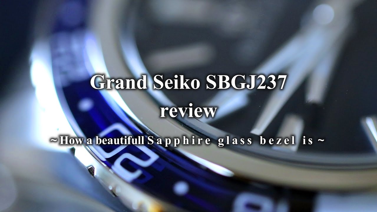 Grand Seiko Sport Collection SBGJ237 review. How a beautiful sapphire glass of bezel