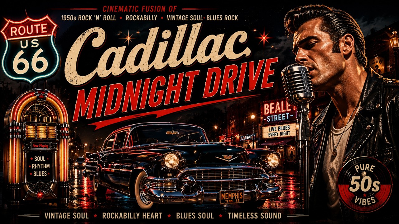 Cadillac Midnight Drive — Vintage Rock 'n' Roll | Rockabilly Soul