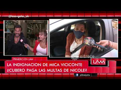 Mica Viciconte explicó cómo funciona la cautelar con Nicole Neumann