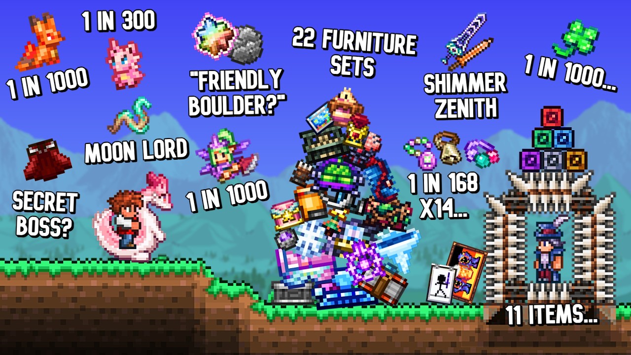 I collected EVERY new item in Terraria 1.4.5