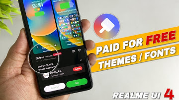 How To Use Paid Fonts & Themes in Any Realme Device🔥 - 101% Trick For 2024