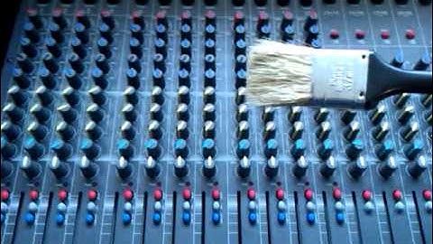 How to keep you audio mixer clean
