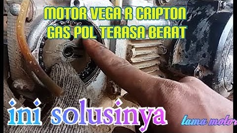 How to repair a Vega R Cripton motorbike, when you accelerate it fully it feels heavy and lacks p...