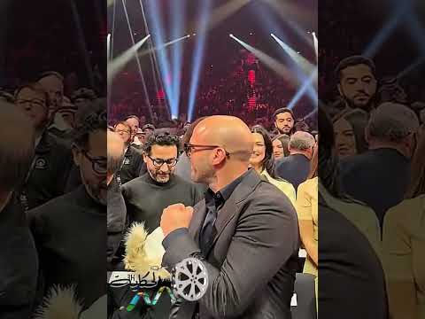 موقف محرج لـ أحمد حلمي مع جيسون ستاثام 