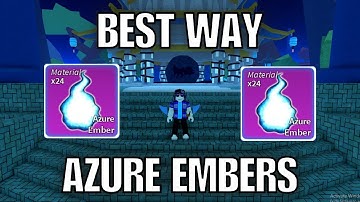 Best Way To Farm Azure Ember in Kitsune Island Shrine Event | Blox Fruits