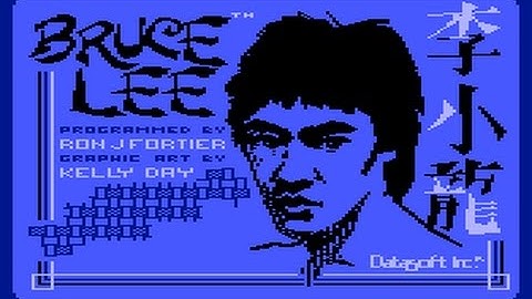 Bruce Lee (Atari 800XL) | 1984 | Walkthrough | HD 720p60