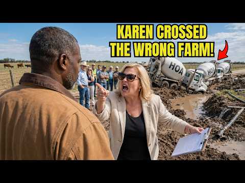 HOA President Drove Cement Trucks Across My Farm — So I Dug Trench That Swallowed 3 Of Their Trucks