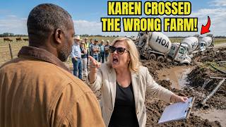 HOA President Drove Cement Trucks Across My Farm — So I Dug Trench That Swallowed 3 Of Their Trucks