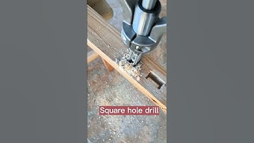 Useful Square Hole Drill #satisfying #short