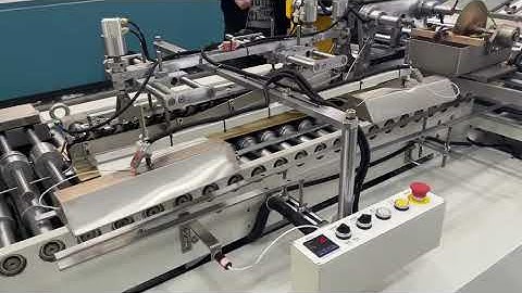 Sheet fed paper shopping bag making machine 