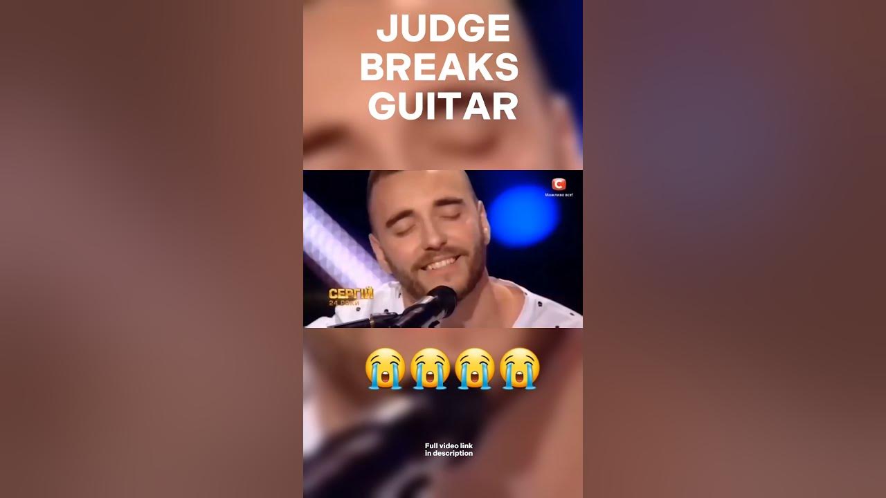 Judge Breaks Guitar X Factor In English Judge Breaks Guitar X Factor - YouTube