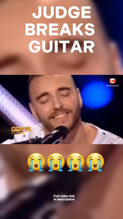 Judge Breaks Guitar X Factor In English Judge Breaks Guitar X Factor - YouTube