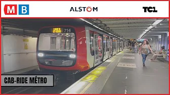 Cab-Ride complet dans une MPL16 sur la ligne de métro B du réseau TCL de Lyon. thumbnail