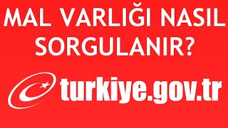 E-Devlet Mal Varlığı Sorgulama Nasıl Yapılır?