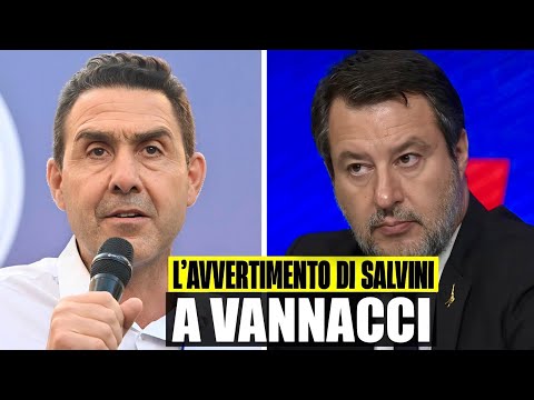 Video LAVVERTIMENTO DI SALVINI A VANNACCI: NESSUNO AIUTI LA SINISTRA. LUI: È IL CDX CHE HA TRADITO..
