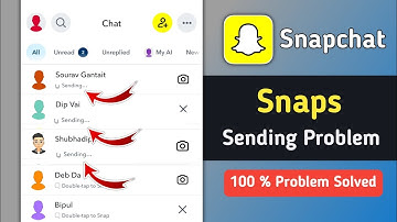 Fix Snapchat Snap Sending Problem | Snapchat Messages Sending Problem 