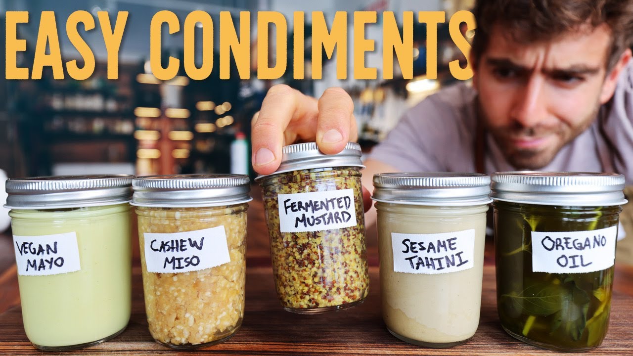2 Ingredients Condiments that Anyone Can Make... | Pro Home Cooks