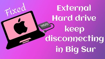 (Solved 100%) External Hard Drive Suddenly disconnects from Big Sur