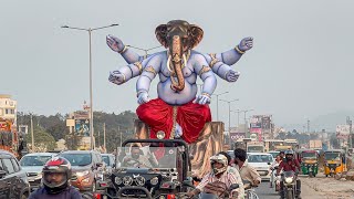 Hyderabad 1st Maghi Ganpati Aagman 2026 | Ganesh Aagman 2026 | Azad Youth Ganesh Aagman 2026