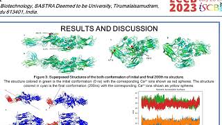 Calcium Dependent Conformational changes in Human... - Dharineesh K S - Poster - ISMB\/ECCB 2023