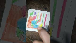 Mind Blowing Drawing Illusion 🔥#youtubeshorts #drawing
