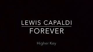 Video thumbnail of "Forever (Higher Key - Piano Karaoke Instrumental) Lewis Capaldi"