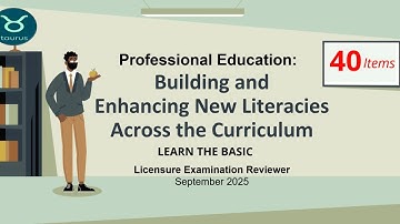 Let Reviewer | Building and Enhancing New Literacies Across the Curriculum |  #profed  #let2025