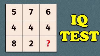 Can You Solve This 9-Cell Math Pattern? Brain Teaser! screenshot 4