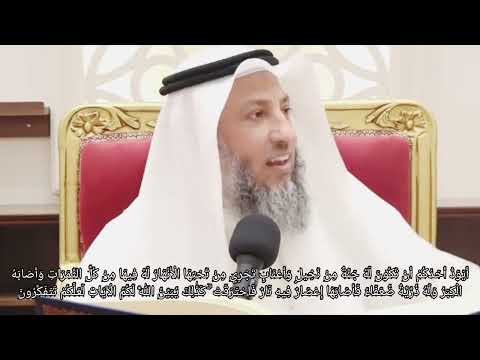 تفسير سورة البقرة الآية 266 أيود أحدكم أن تكون له جنة من نخيل وأعناب تجري تدري من عثمان الخميس