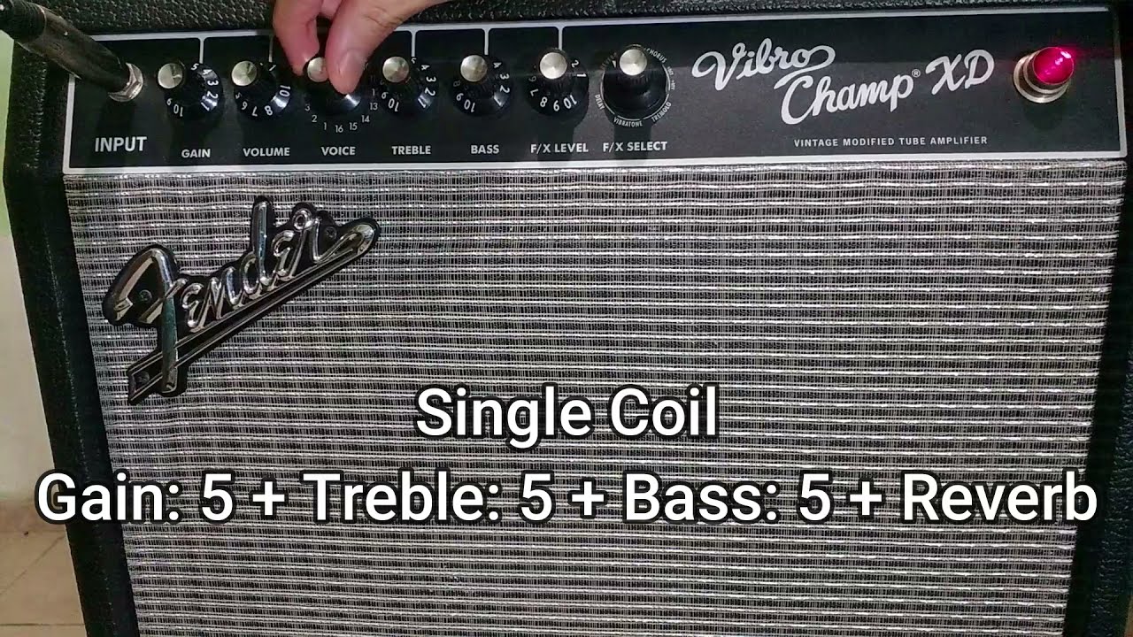 Mi Fender Vibro Champ XD - Review - YouTube