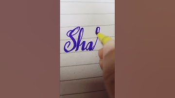 how to write name with cut marker| calligraphy🫶 #ytshorts #viral #calligraphy#youtube #youtubeshorts